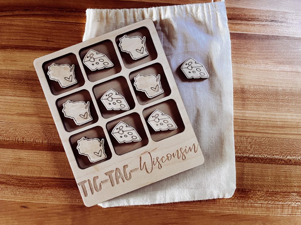 DIY Tic Tac Toe Board  Kids Paint Kit – The Farmer's Wife WI