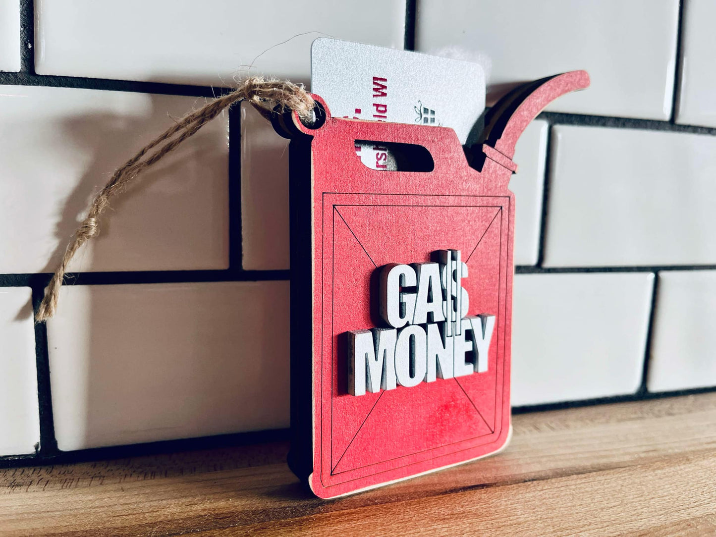 Gas Money Gift Card Holder Ornament | Gift for Teenager | Hard to Buy for Gift | Christmas Gift Card Ornament