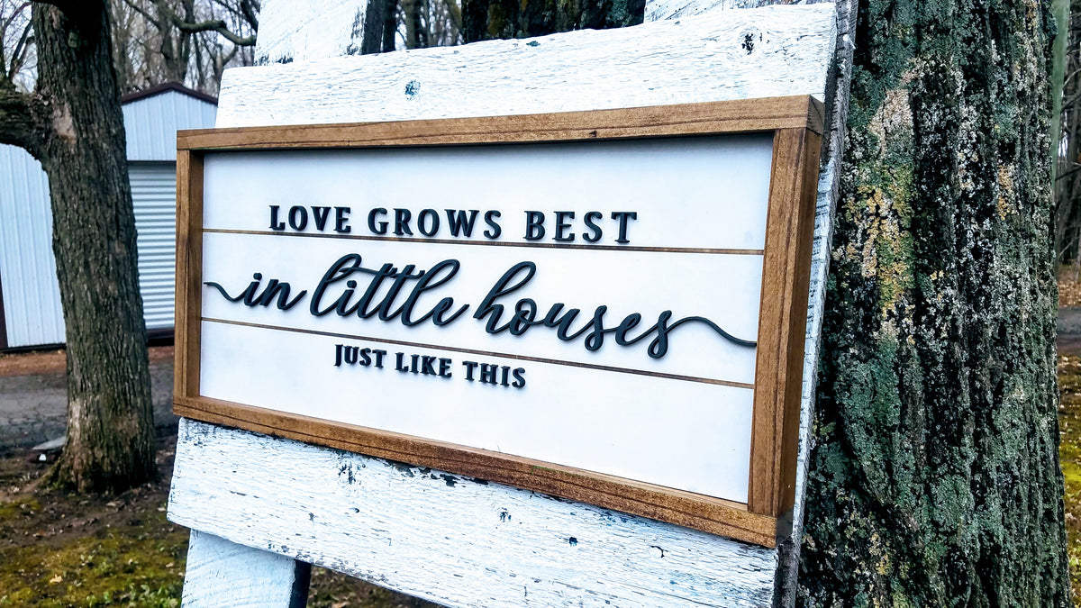Love Like Crazy Lyrics Wood Sign Modern Farmhouse Wall Decor 
