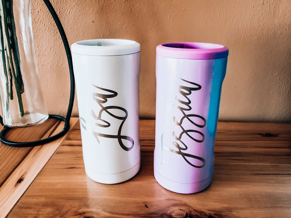 Personalized Engraved Slim Can Insulated Canister - Brumate
