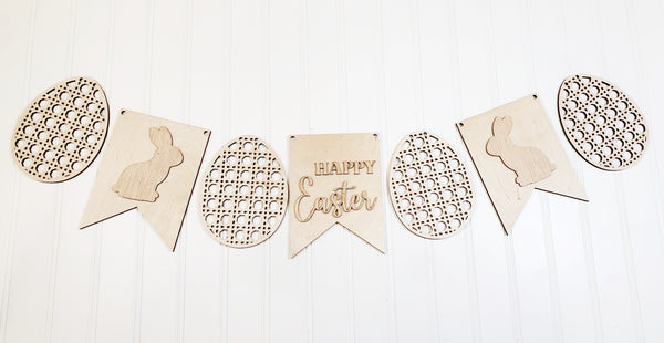 Easter Christian Banner | Easter Decor | Mantel Decor | Wooden Banner