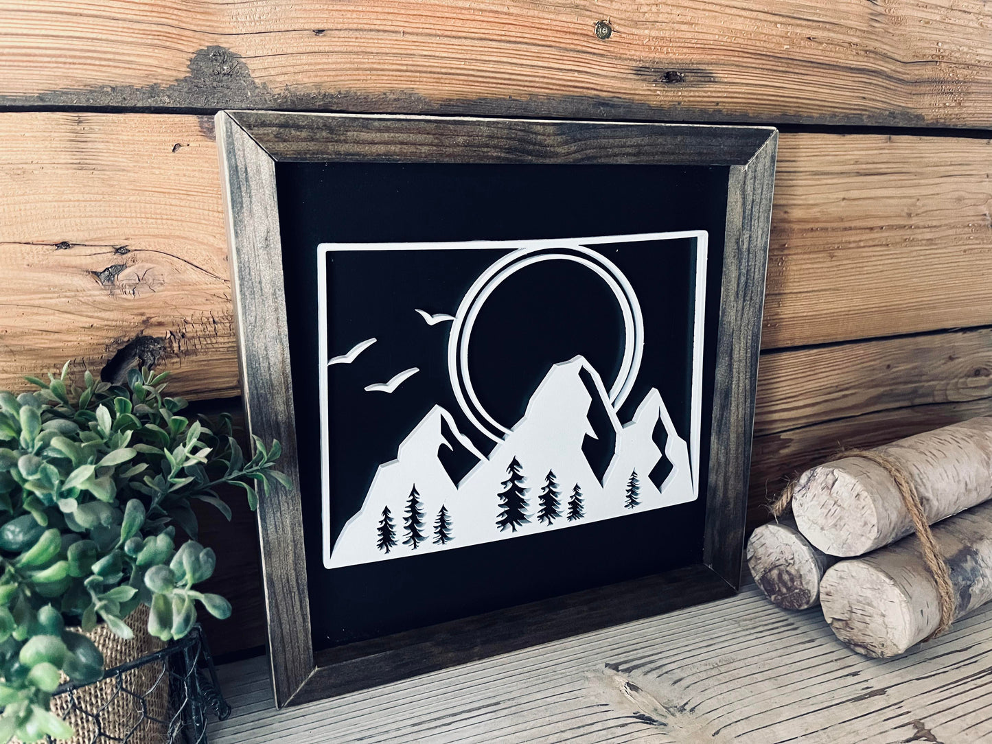 Colorado Wall Art | Colorado Mountain Wood Sign