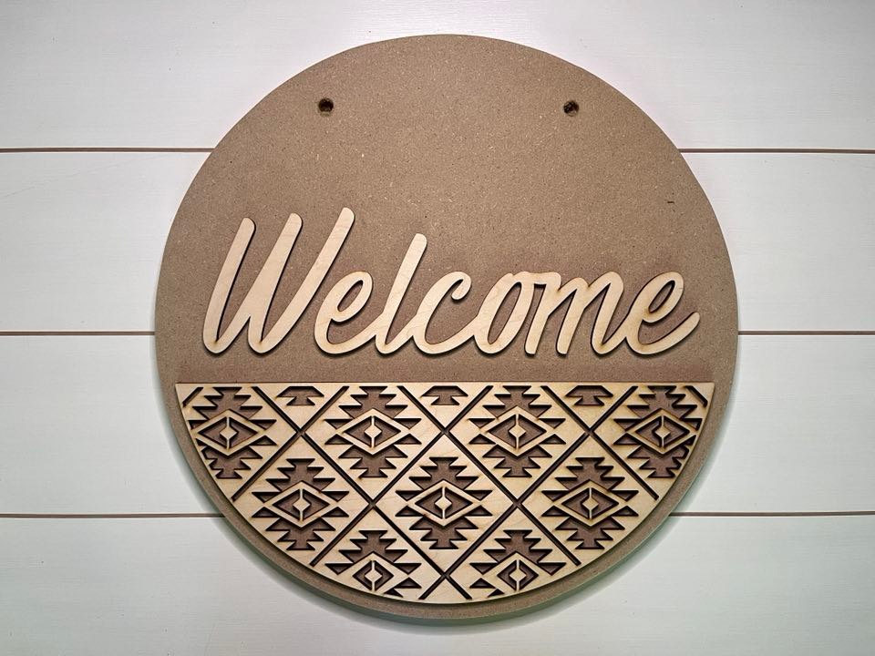 DIY Round Wood Sign, How to Create A Wooden Sign
