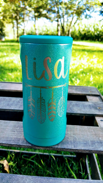Personalized Engraved Slim Can Insulated Canister - Brumate