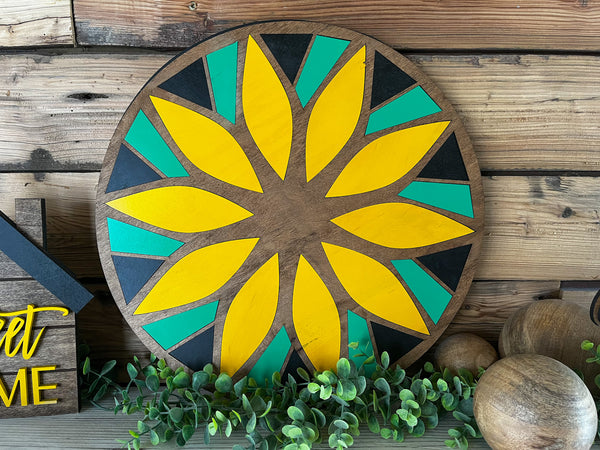 Sunflower Complete Mantel Decor | Summer Mantel Decor