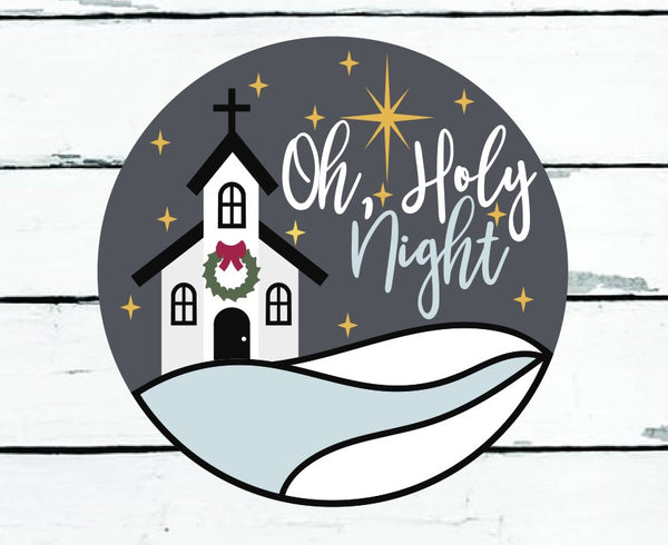 Holiday DIY Sign Kit | DIY Paint Party Set | Let it Snow | Oh Holy Night