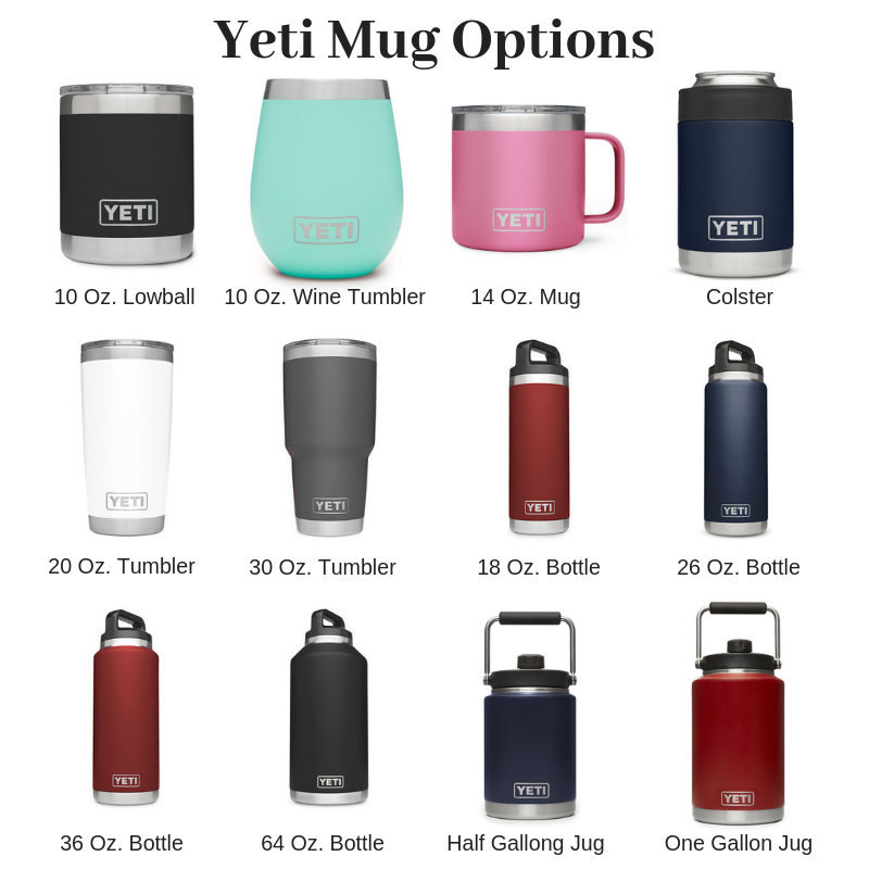 Personalized Yeti Mug - Custom Mug Engraving