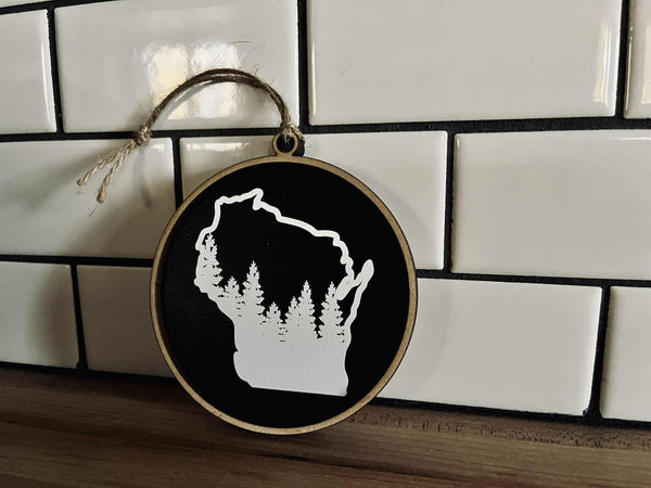 Wisconsin Christmas Ornament | Wisconsin Northern Woods