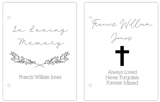 Funeral Card Keeper