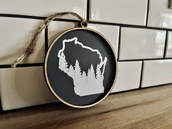 Wisconsin Christmas Ornament | Wisconsin Northern Woods