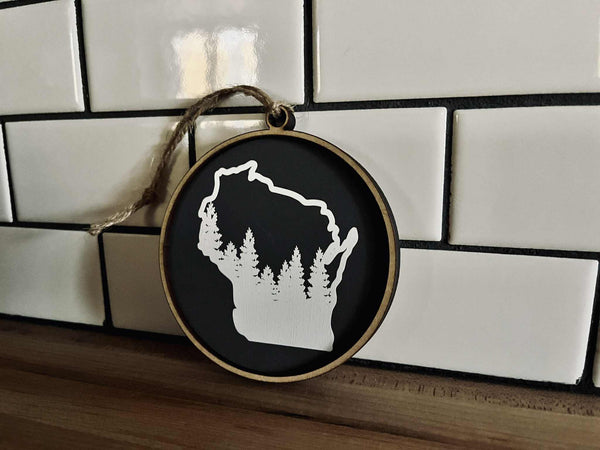 Wisconsin Christmas Ornament | Wisconsin Northern Woods