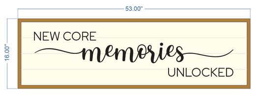 New Core Memories Unlocked Sign | Family Memory & Adventure Wall Decor