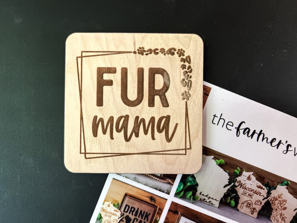 Pet Fridge Magnet | Fur Mama Magnet | Small Gifts | Gifts for Him | Gifts for Her | Funny Pet Gift