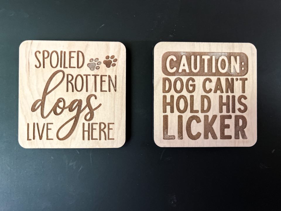 Funny Dog Fridge Magnets | Set of 2 Magnets| Small Gifts | Gifts for Him | Gifts for Her | Dog Lovers Gift | Funny Pet Gift