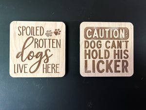 Funny Dog Fridge Magnets | Set of 2 Magnets| Small Gifts | Gifts for Him | Gifts for Her | Dog Lovers Gift | Funny Pet Gift