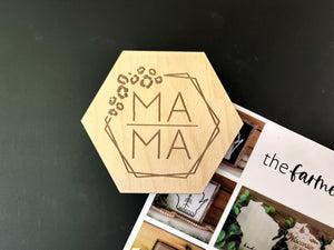 Mama Magnet | Leopard Print Magnet | Kitchen Magnet