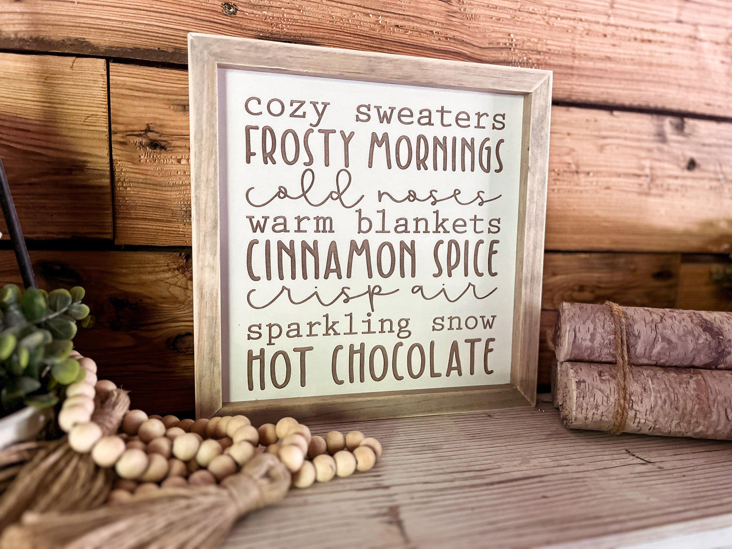 Christmas Subway Art Sign | Winter Subway Art | Farmhouse Sign