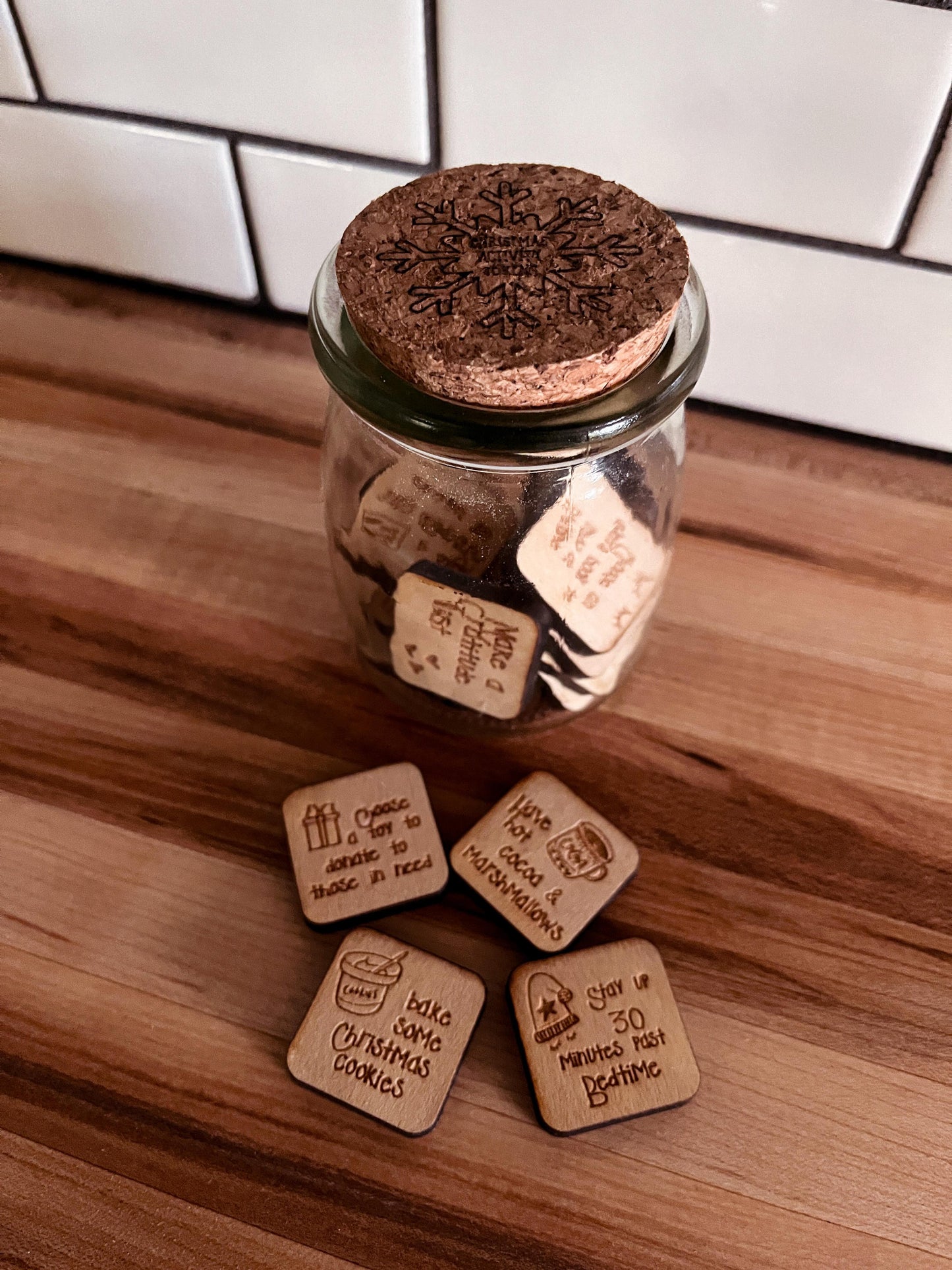 Christmas Activity Tokens | Jar of Activities for Advent