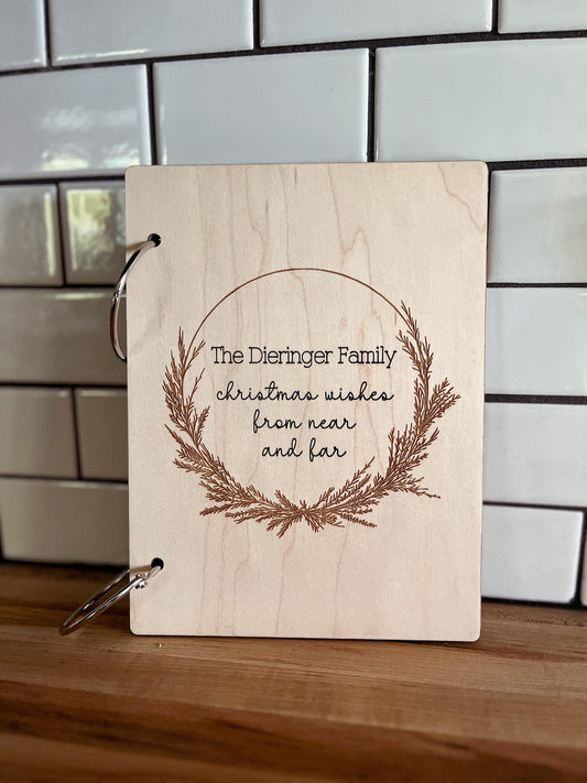 Christmas Card Keeper | Christmas Wishes from Near and Far