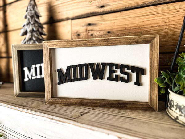 Midwest Sign | Midwest Art | Midwest Decor | Wisconsin Home Decor | Wisconsin Gifts