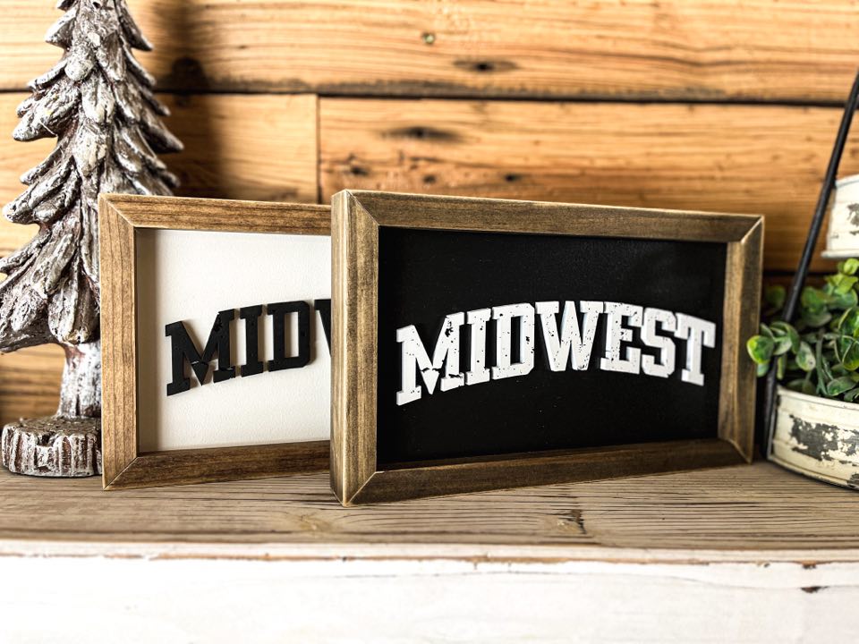 Midwest Sign | Midwest Art | Midwest Decor | Wisconsin Home Decor | Wisconsin Gifts