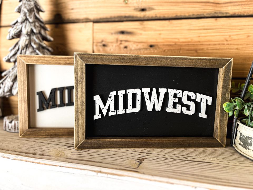 Midwest Sign | Midwest Art | Midwest Decor | Wisconsin Home Decor | Wisconsin Gifts