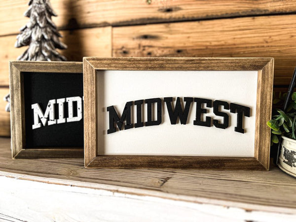 Midwest Sign | Midwest Art | Midwest Decor | Wisconsin Home Decor | Wisconsin Gifts