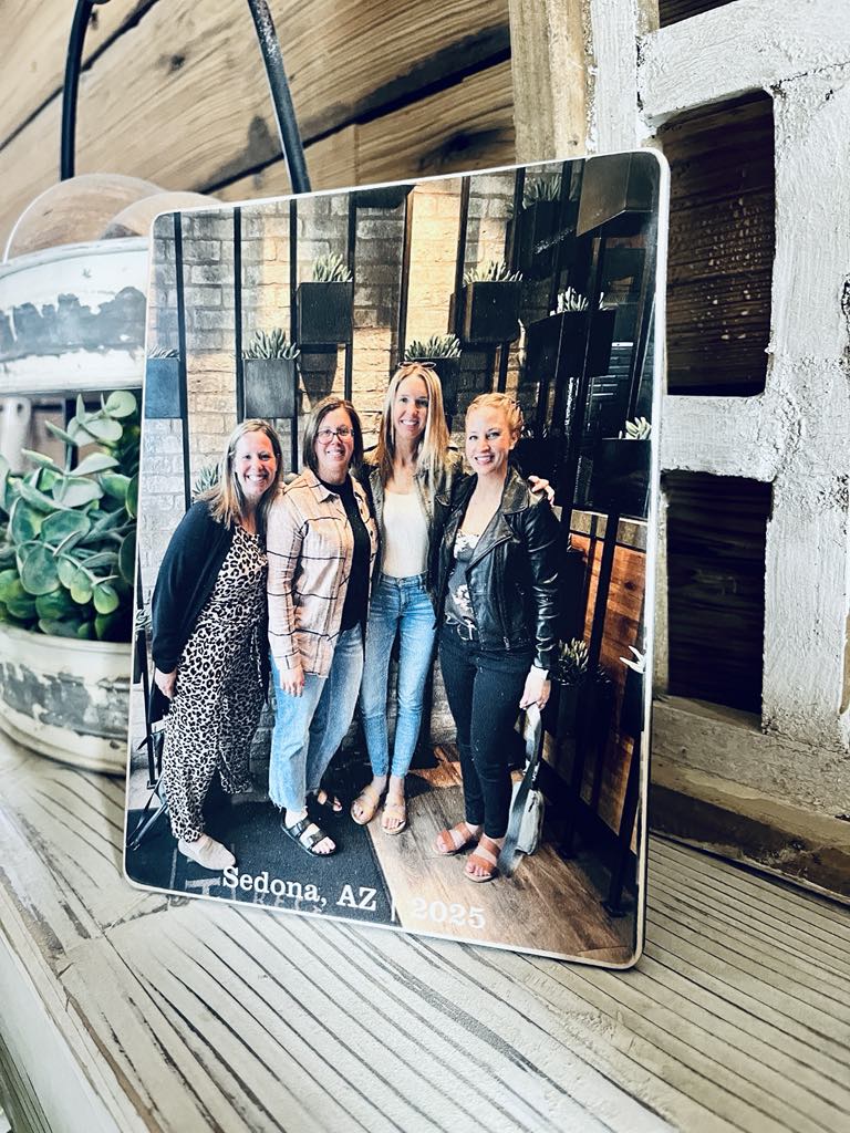 Personalized Photo Printed on Wood | Custom Family, Friends, or Vacation Photo Gift | Girls Trip Keepsake | Unique Wood Photo Keepsake