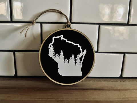 Wisconsin Christmas Ornament | Wisconsin Northern Woods