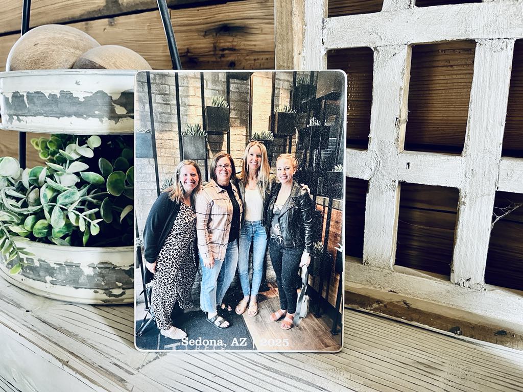 Personalized Photo Printed on Wood | Custom Family, Friends, or Vacation Photo Gift | Girls Trip Keepsake | Unique Wood Photo Keepsake