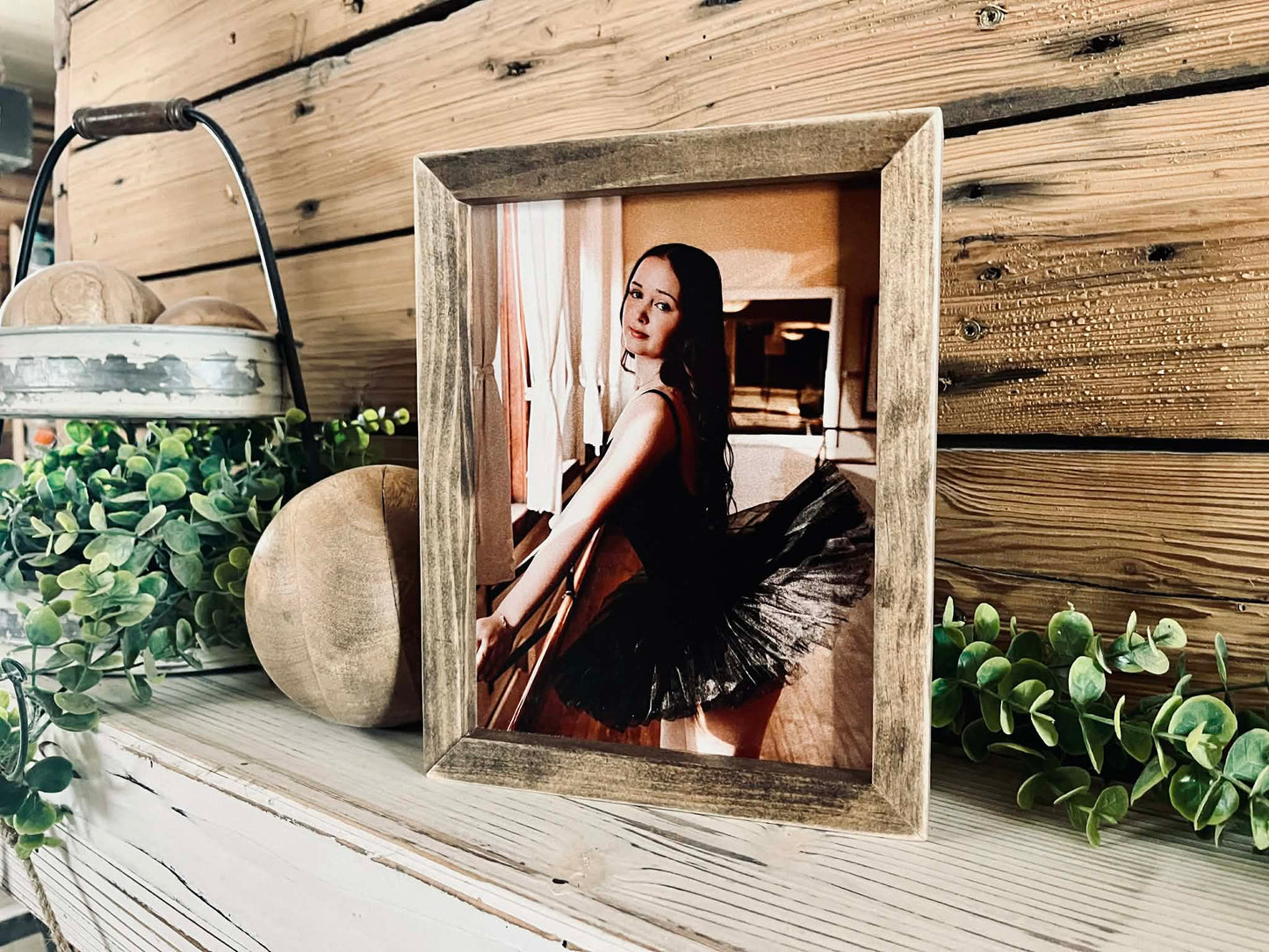 Custom UV Printed Graduation Photo on Wood | Personalized Framed Picture on Wood | Senior Keepsake