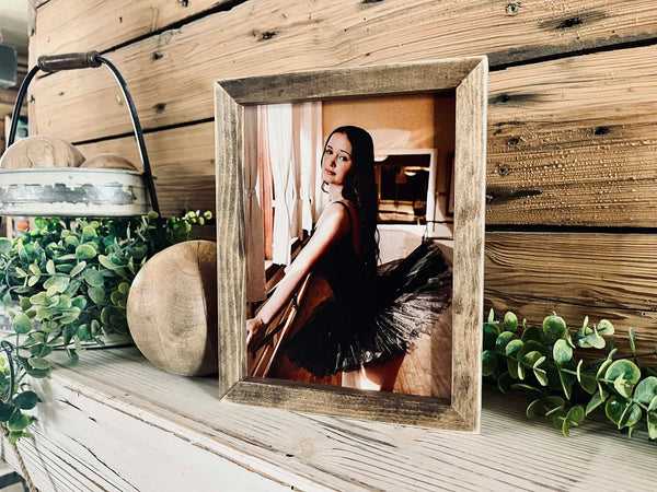 Custom UV Printed Graduation Photo on Wood | Personalized Framed Picture on Wood | Senior Keepsake