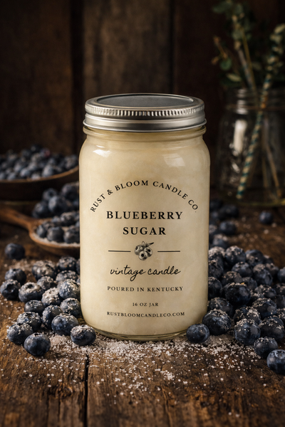 Blueberry Sugar 16 Oz Candle