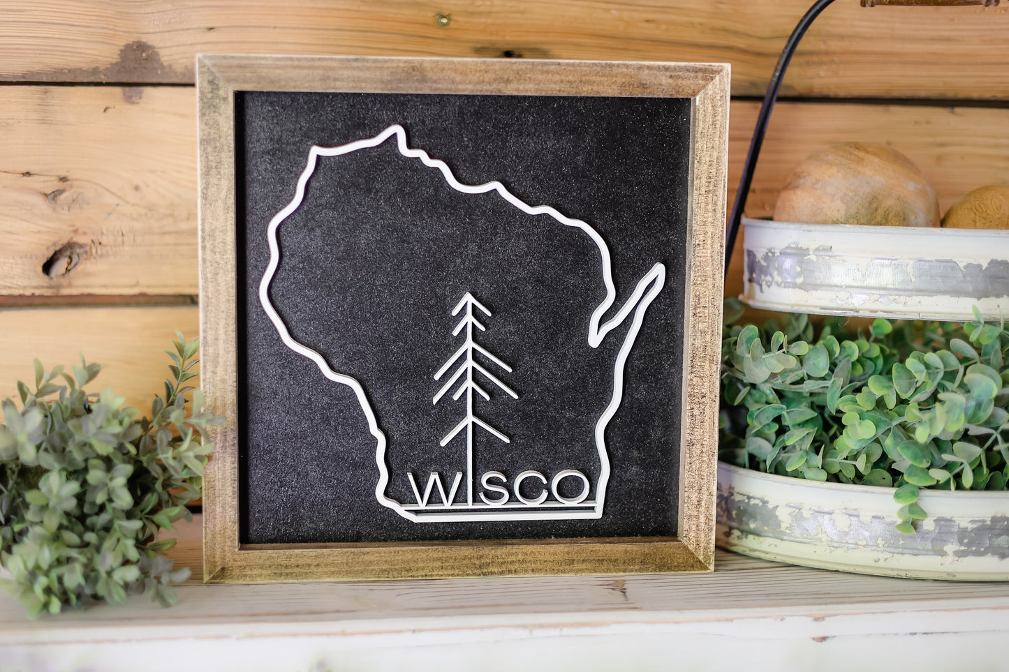 Wisco Sign | Wisconsin Art | Wisconsin Home Sign | Wisconsin Home Decor | Wisconsin Gifts