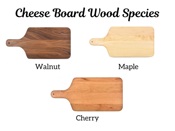 Custom Engraved Cutting Board – Personalized Business Logo Cutting Board – Corporate Gift, Promotional Gift, Business Branding – Cherry, Maple, Walnut