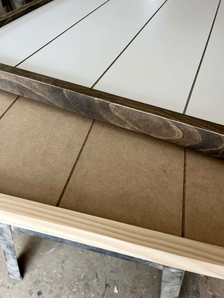 Blank Shiplap Sign for DIY Crafts - Framed Wood Sign Base