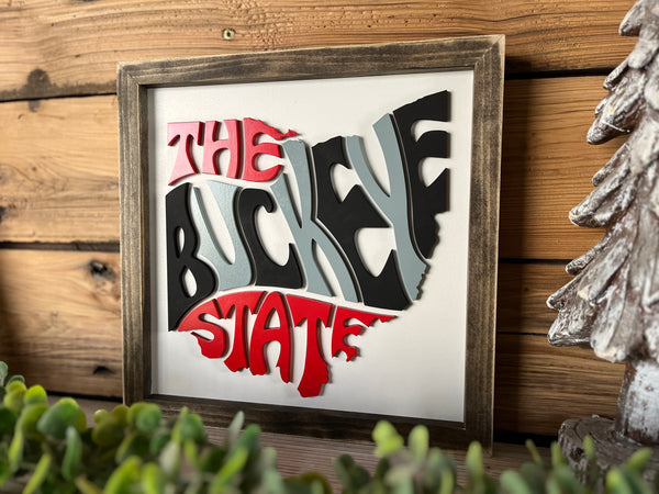 The Buckeye State | Ohio Art | Ohio Home Decor | Ohio Gifts