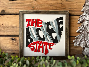 The Buckeye State | Ohio Art | Ohio Home Decor | Ohio Gifts
