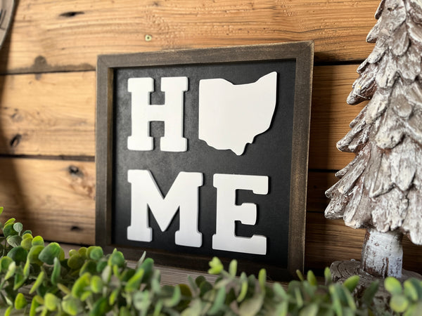 Ohio Home Sign | Ohio Art | Ohio Home Decor | Ohio Gifts