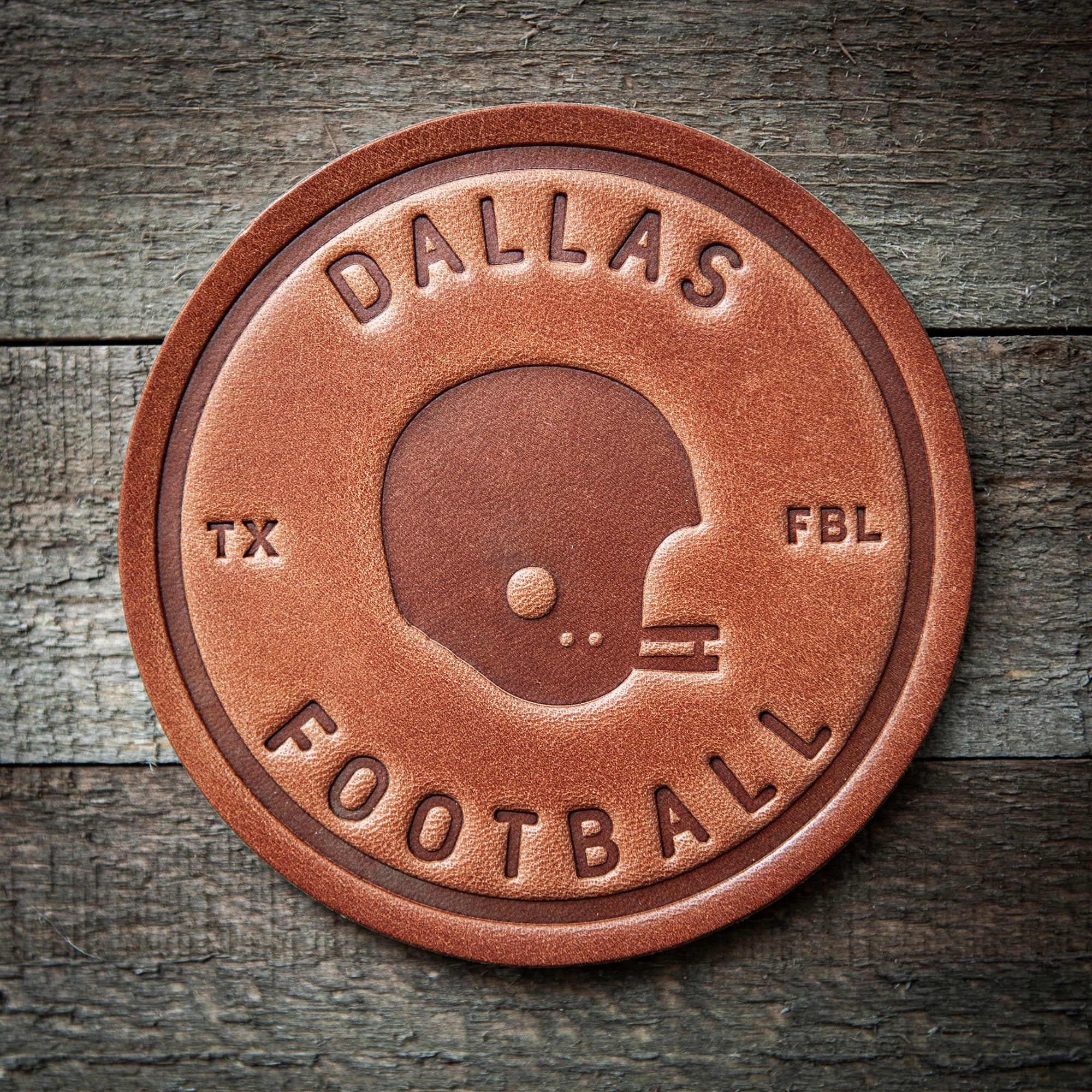 Dallas Football Leather Coaster