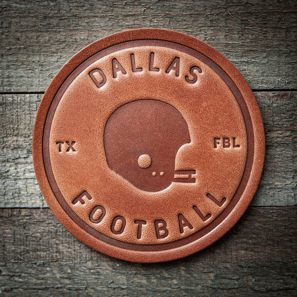 Dallas Football Leather Coaster