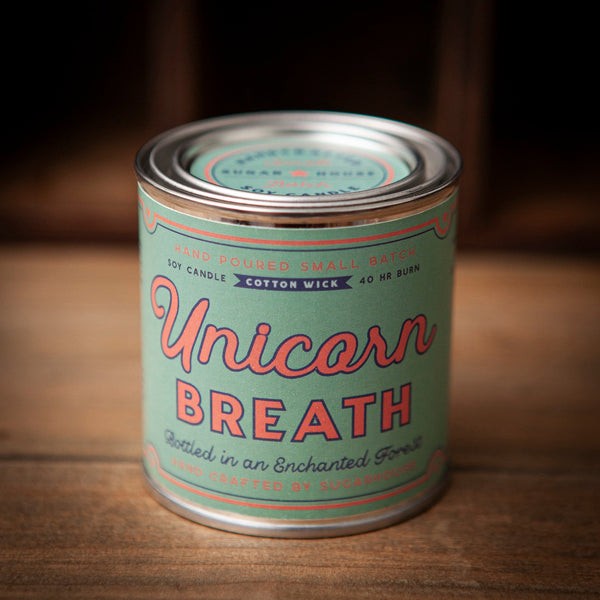 Unicorn Breath Soy Paint Can Candle