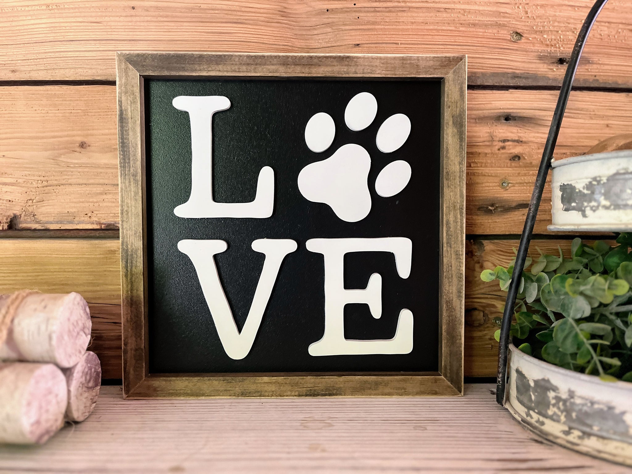 Pet Decor | Dog Print | Pet Love | Wood Signs | Wood Wall Art