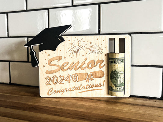 Graduation Money Holder Gift | Class of 2024 | Senior 2024 | Graduation Gift | High School Graduation