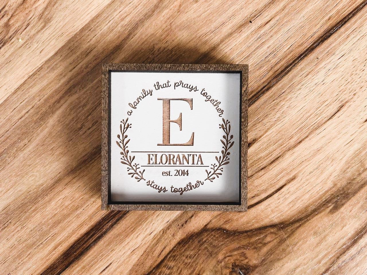 Personalized Small Wedding Gift | Custom Magnet | A Family That Prays Together Stays Together