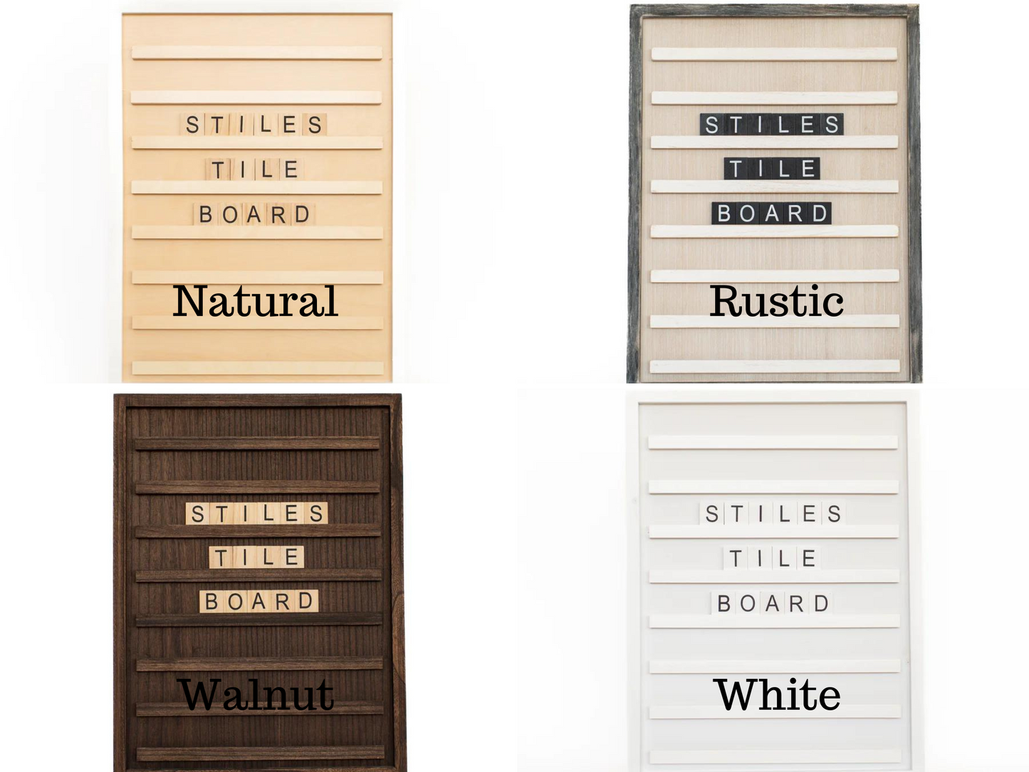 Custom Sandwich Board | Sidewalk Sign | Event Sign | Menu Board | Wood Tile Board | A-Frame Sign