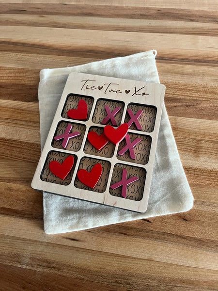Tic Tac Toe Valentine's Day | Valentines Day Gift | Anniversary Gift