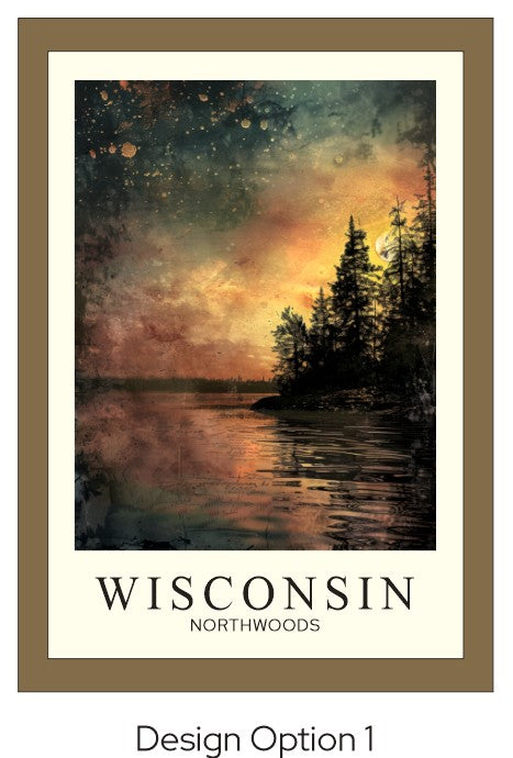 Wisconsin Barn Framed Wood Print | Cabin Decor | Nature-Inspired Wisconsin Gift