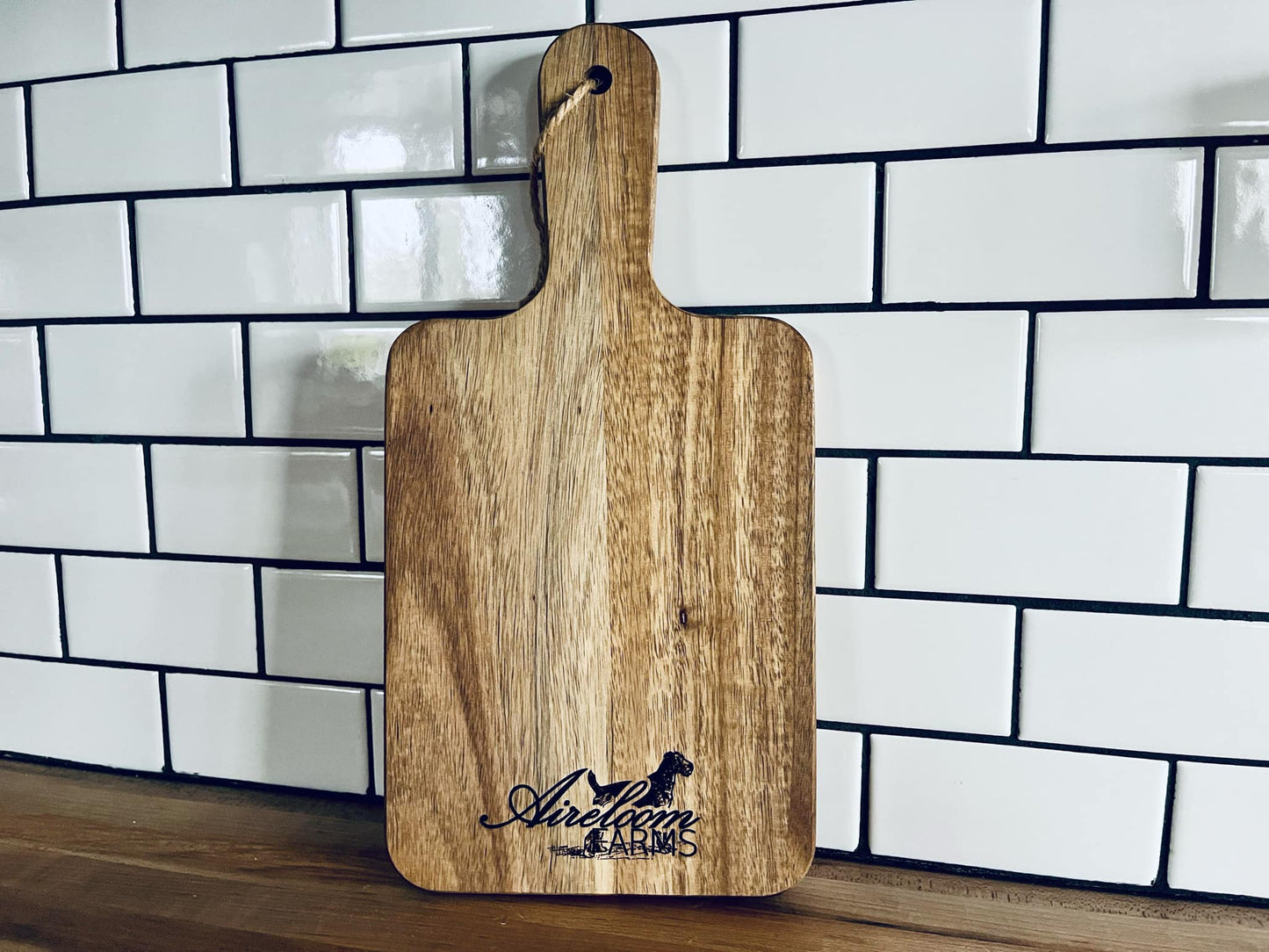 Custom Engraved Cutting Board – Personalized Business Logo Cutting Board – Corporate Gift, Promotional Gift, Business Branding – Cherry, Maple, Walnut