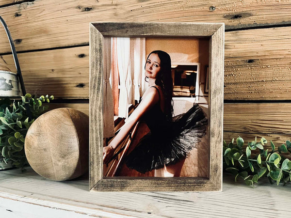 Custom UV Printed Graduation Photo on Wood | Personalized Framed Picture on Wood | Senior Keepsake